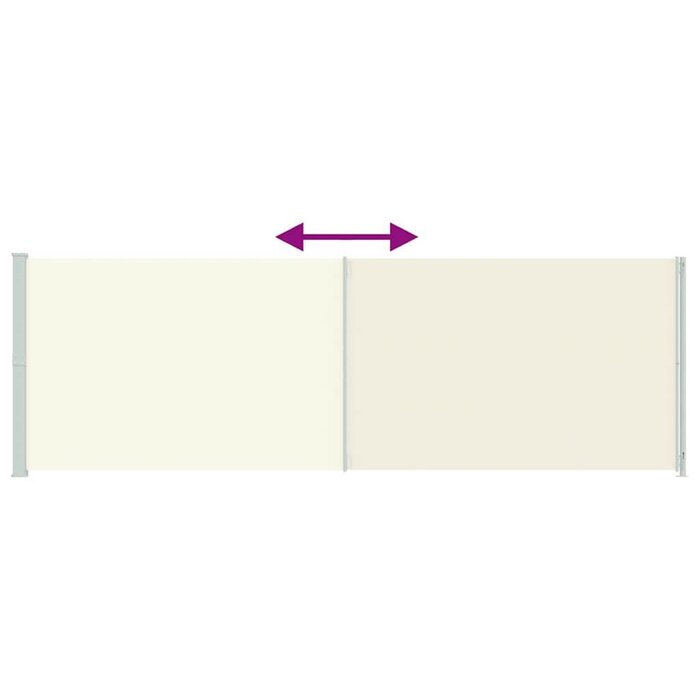 Vidaxl Ausziehbare Seitenmarkise 200 x 600 cm - Sichtschutz - bis zu 47% sparen