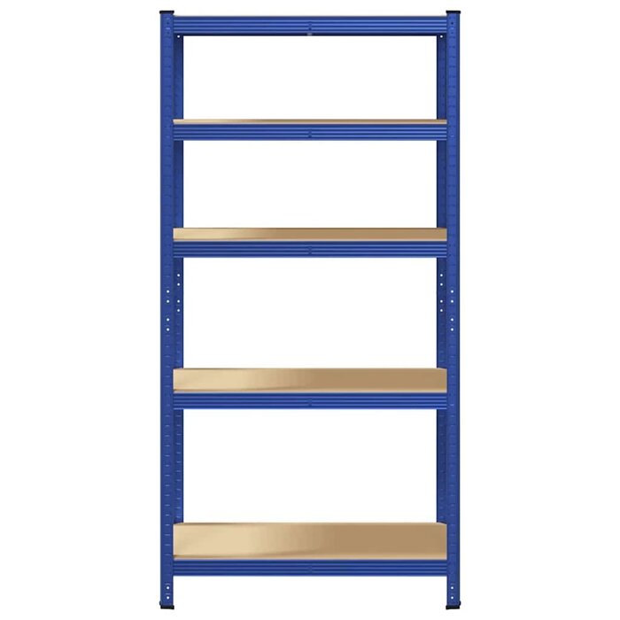 Vidaxl Schwerlastregal 180x90x40 cm, 5 Ebenen, blau - bis zu 33% günstiger