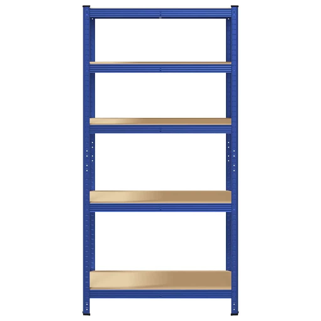 Vidaxl Schwerlastregal 180x90x40 cm, 5 Ebenen, blau - bis zu 33% günstiger