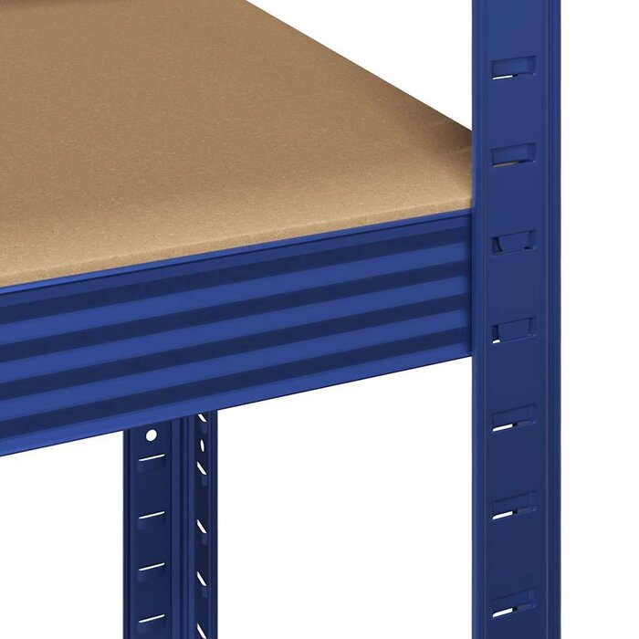 Vidaxl Schwerlastregal 180x90x40 cm, 5 Ebenen, blau - bis zu 33% günstiger