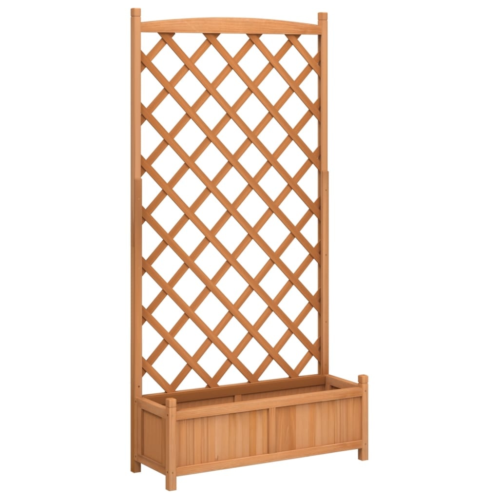 Vidaxl Pflanzkübel mit Rankgitter aus Tannenholz 90x180cm - bis zu 34% Rabatt