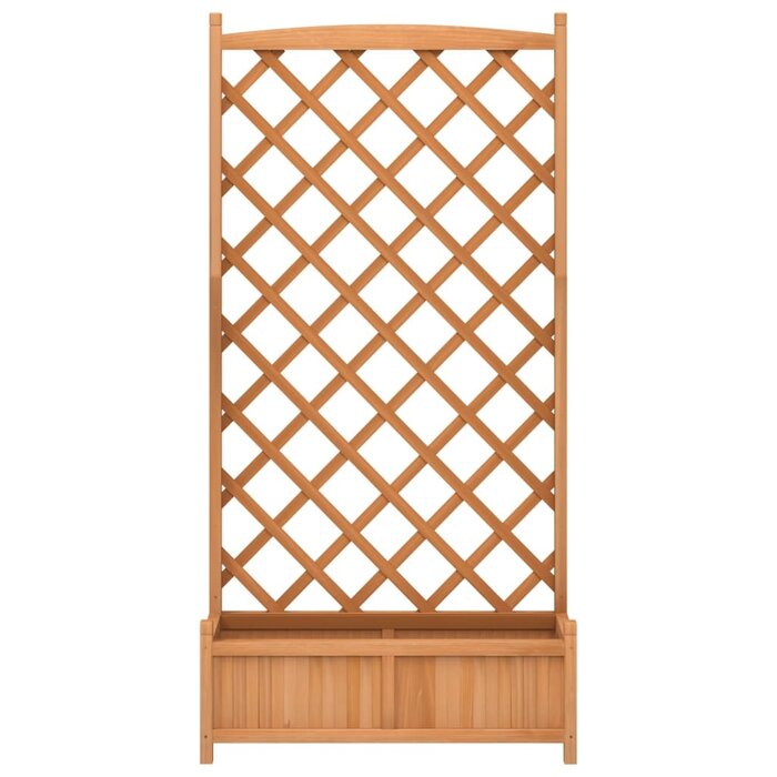 Vidaxl Pflanzkübel mit Rankgitter aus Tannenholz 90x180cm - bis zu 34% Rabatt
