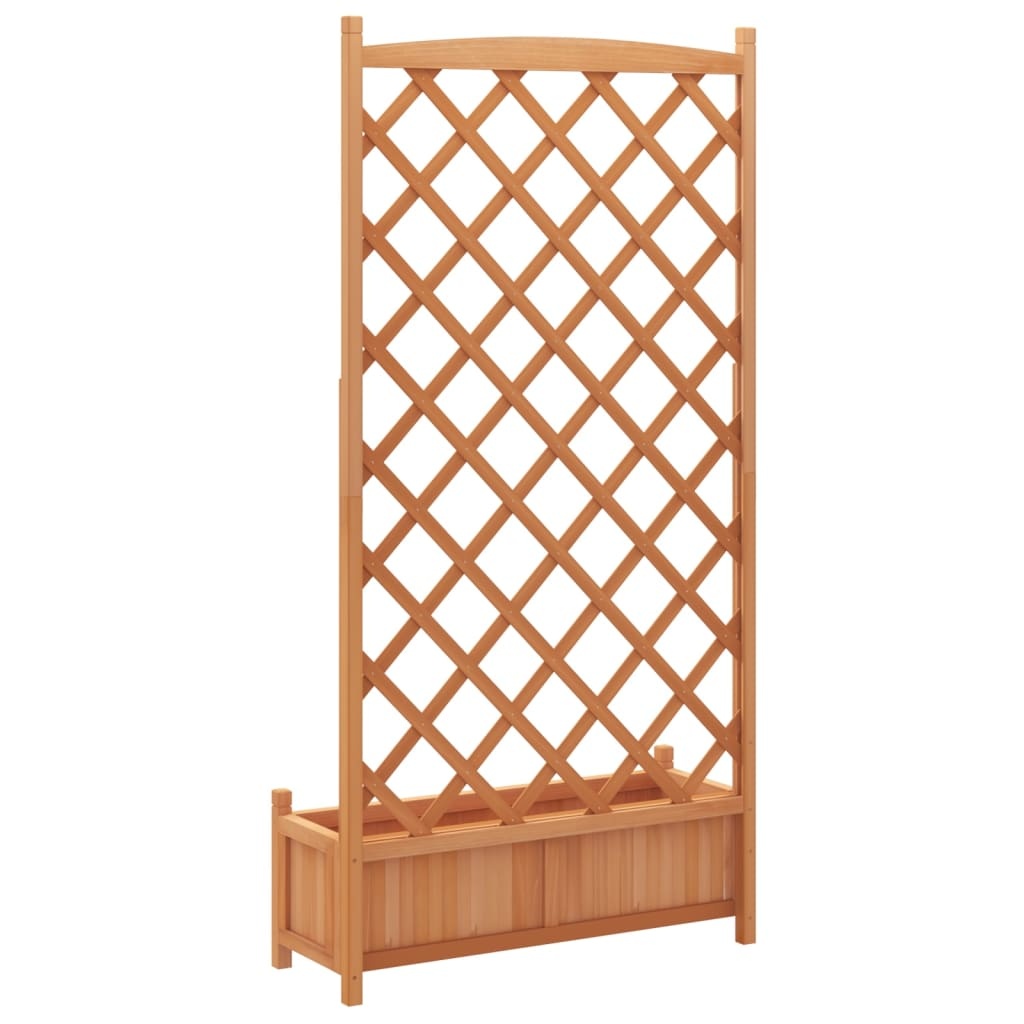 Vidaxl Pflanzkübel mit Rankgitter aus Tannenholz 90x180cm - bis zu 34% Rabatt