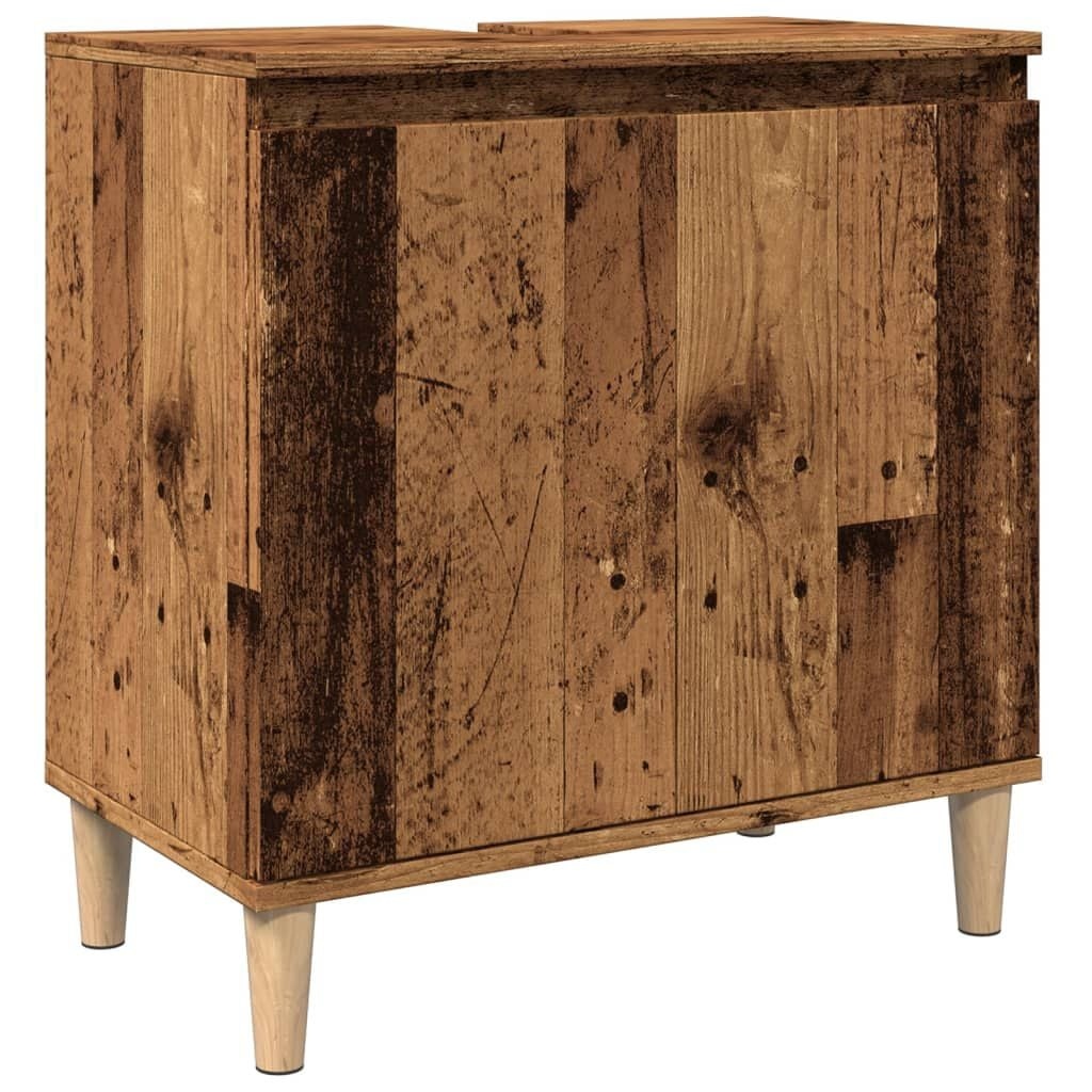 Vidaxl Waschbeckenunterschrank Altholz-Optik 58x33x60 cm - bis zu 32% reduziert