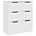 Zeitloses Sideboard in Weiß 60x30x70 cm - Jetzt bis zu 50% sparen