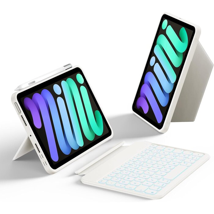 Hou iPad Mini 7/6 Tastatur-Hülle: Beleuchtet & 180° drehbar - bis zu 33% Rabatt