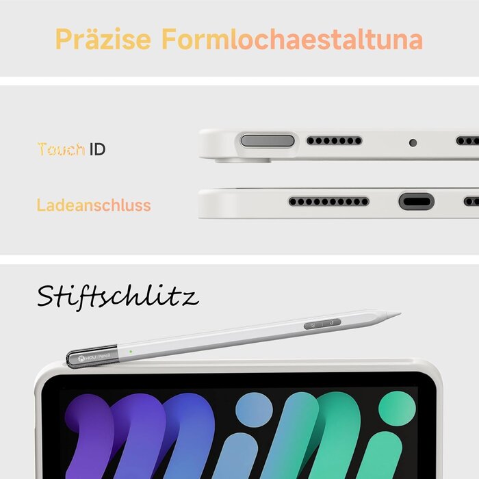Hou iPad Mini 7/6 Tastatur-Hülle: Beleuchtet & 180° drehbar - bis zu 33% Rabatt