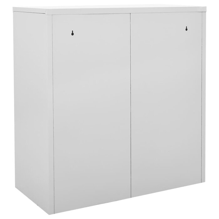Vidaxl Robuster 9-Fach Spindschrank - Hellgrau & Blau - Outlet-Deal bis zu 53% sparen