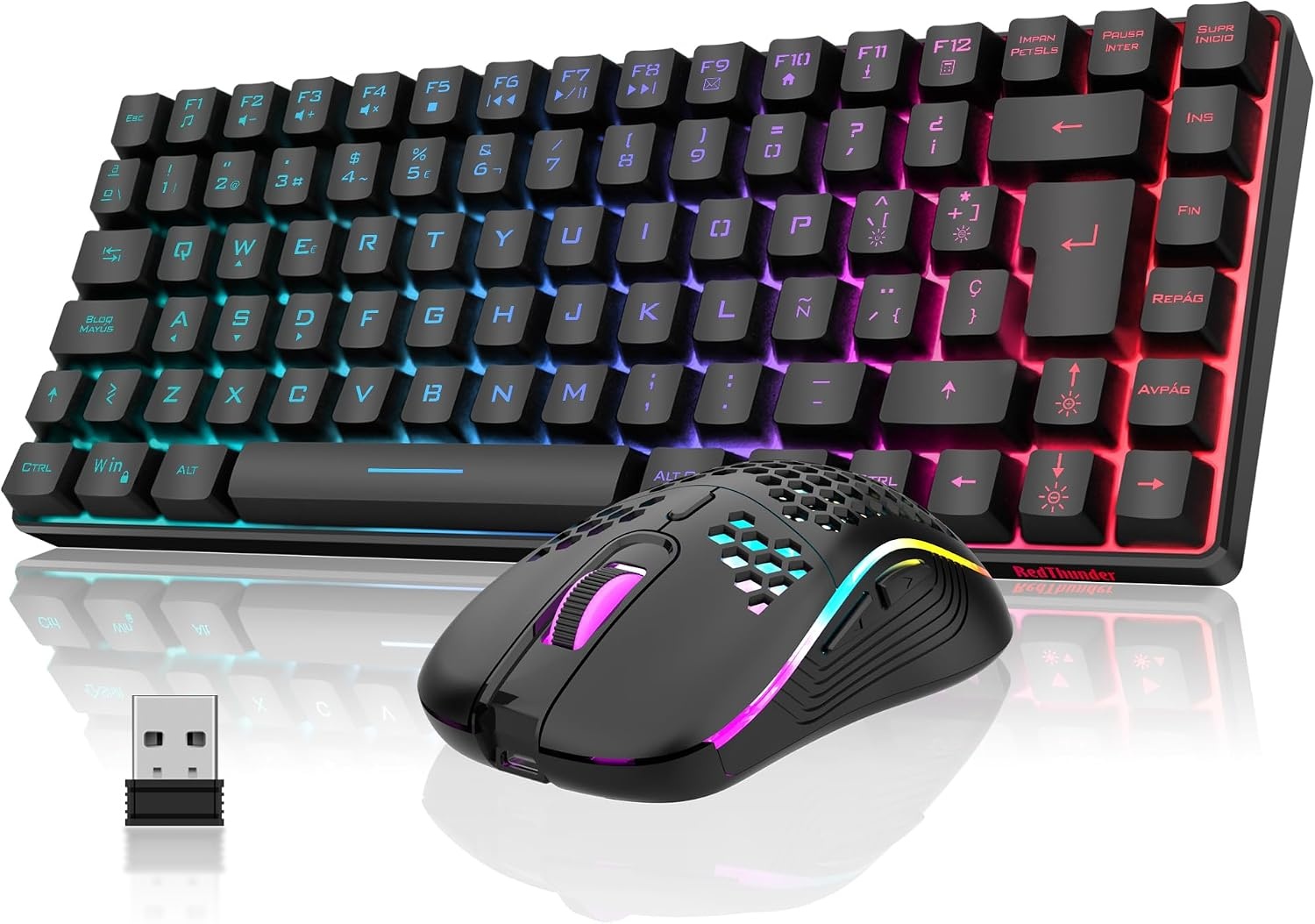 Mechanisches Wireless Gaming-Set: Tastatur & Maus - bis zu 33% Rabatt