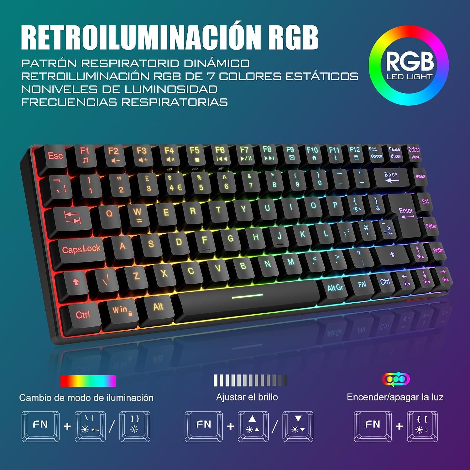 Mechanisches Wireless Gaming-Set: Tastatur & Maus - bis zu 33% Rabatt