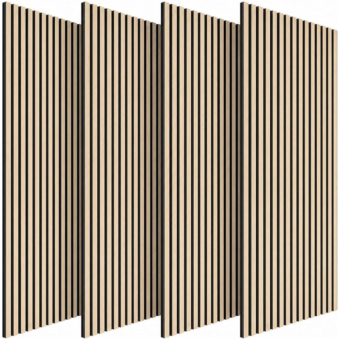 Tonor Akustik-Wandpaneele 4er-Set 120x60 cm - Holzdesign - bis zu 34% sparen