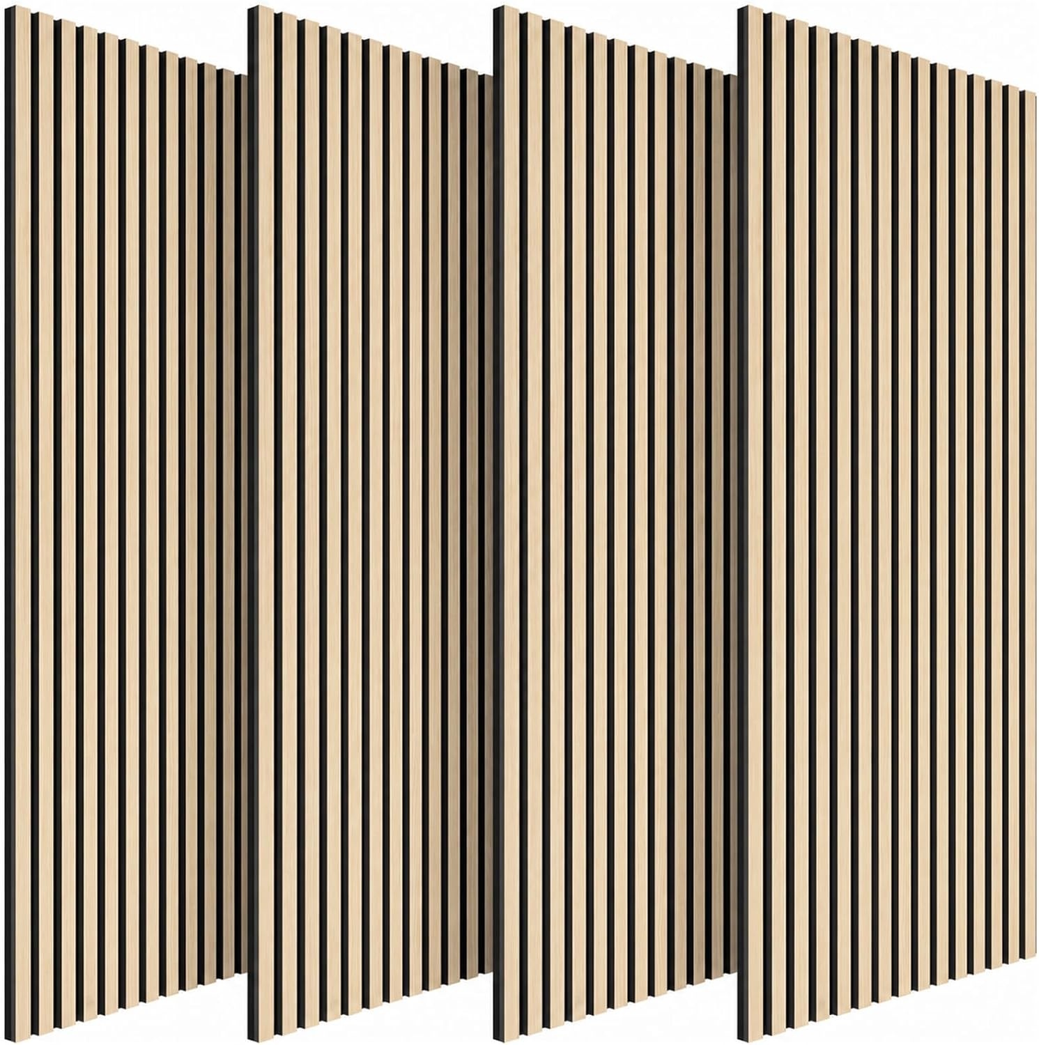 Tonor Akustik-Wandpaneele 4er-Set 120x60 cm - Holzdesign - bis zu 34% sparen