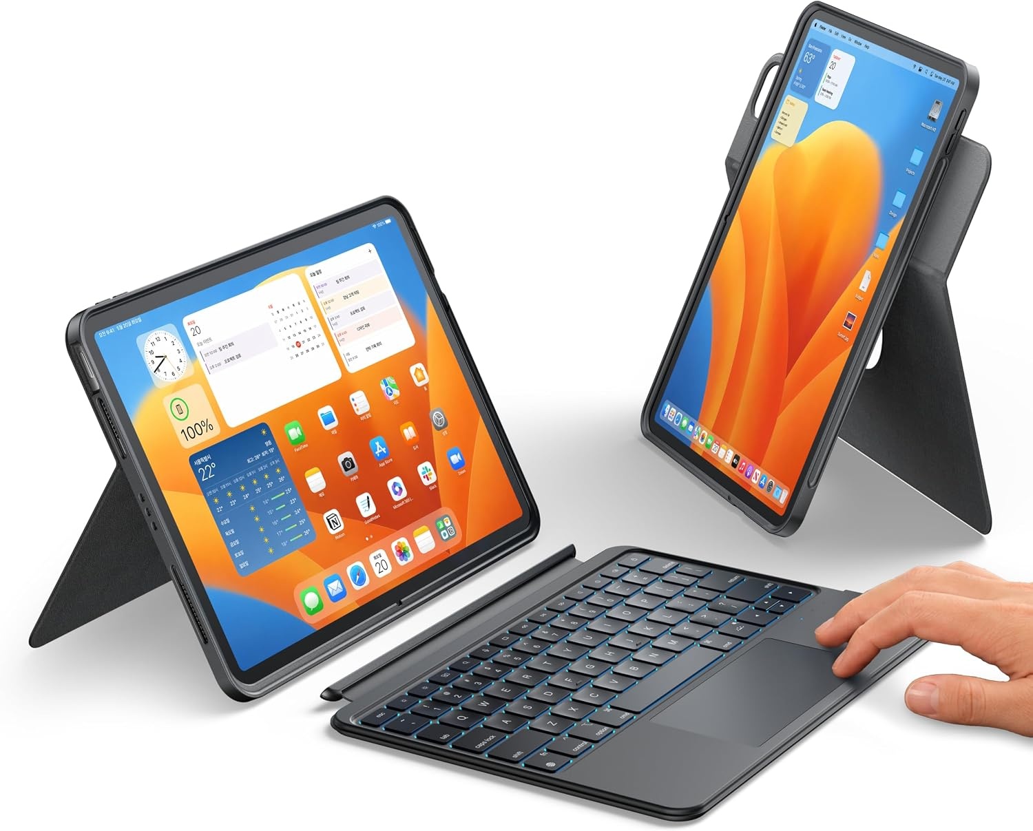 Hou iPad Tastatur-Hülle (QWERTZ) für 13" & 12.9" Modelle - Outlet bis zu 34% Rabatt