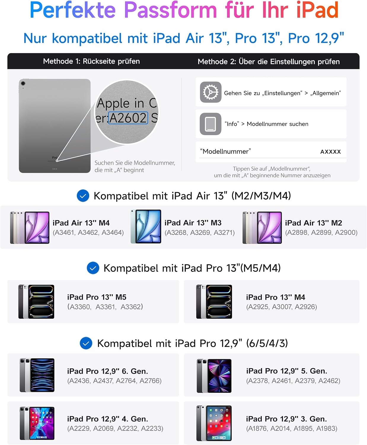 Hou iPad Tastatur-Hülle (QWERTZ) für 13" & 12.9" Modelle - Outlet bis zu 34% Rabatt