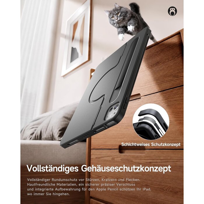 Hou Tastatur-Hülle für iPad Pro/Air 13" | QWERTZ & Touchpad | bis zu 34% Rabatt
