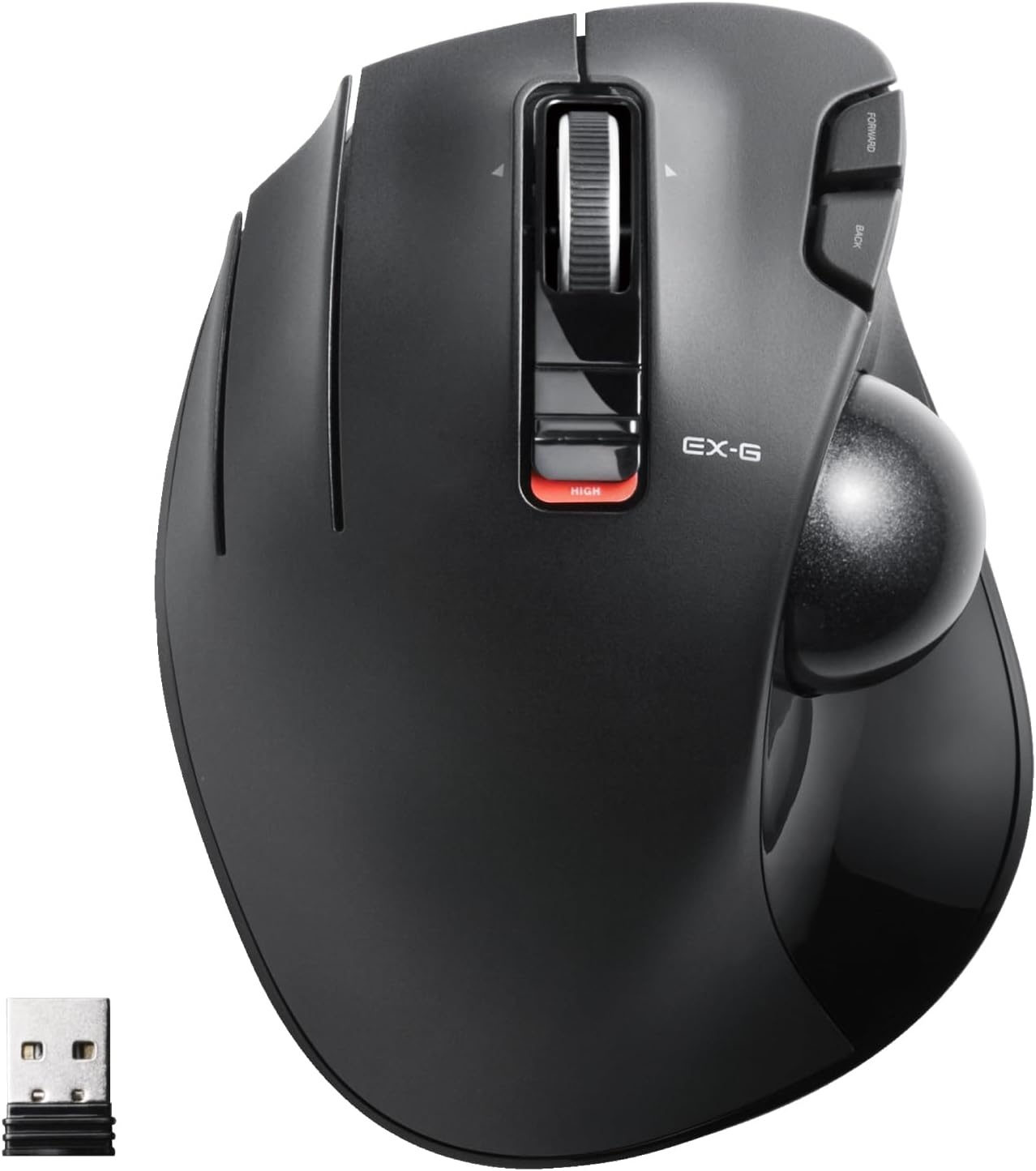 Ergonomische Linkshänder Trackball-Maus - Kabellos - jetzt bis zu 28% sparen