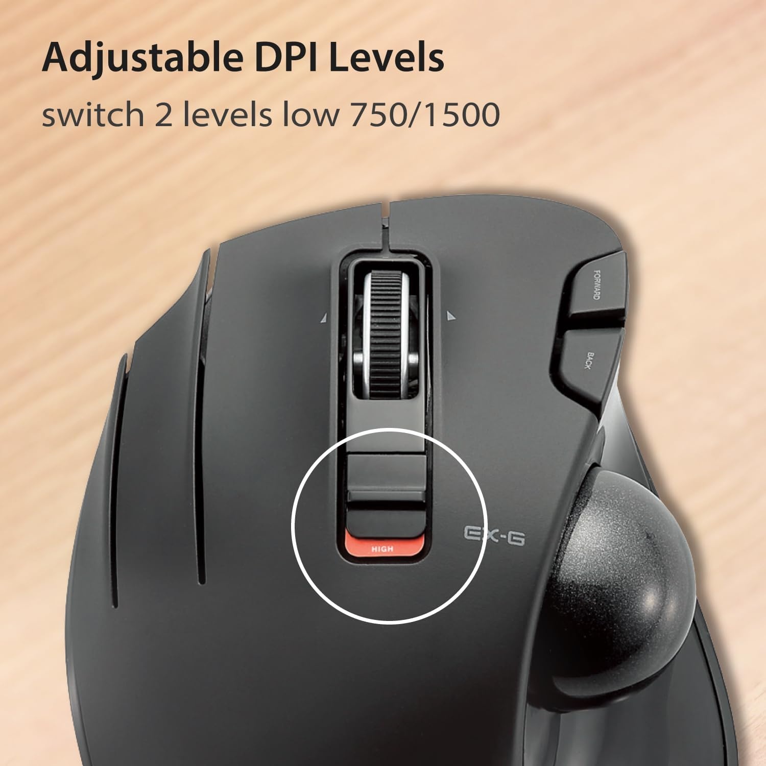 Ergonomische Linkshänder Trackball-Maus - Kabellos - jetzt bis zu 28% sparen