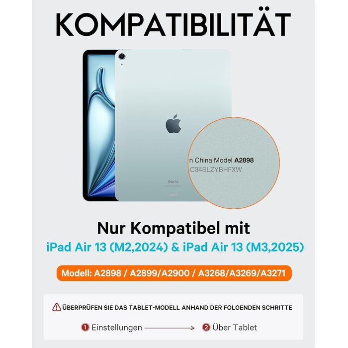 iPad Air 13 Zoll Tastaturhülle (M2) mit Trackpad - bis zu 28% Rabatt