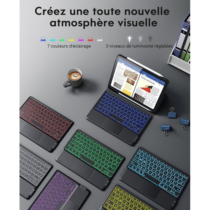Earto Tastatur für iPad 10. Gen mit Trackpad & Bluetooth - bis zu 32% günstiger
