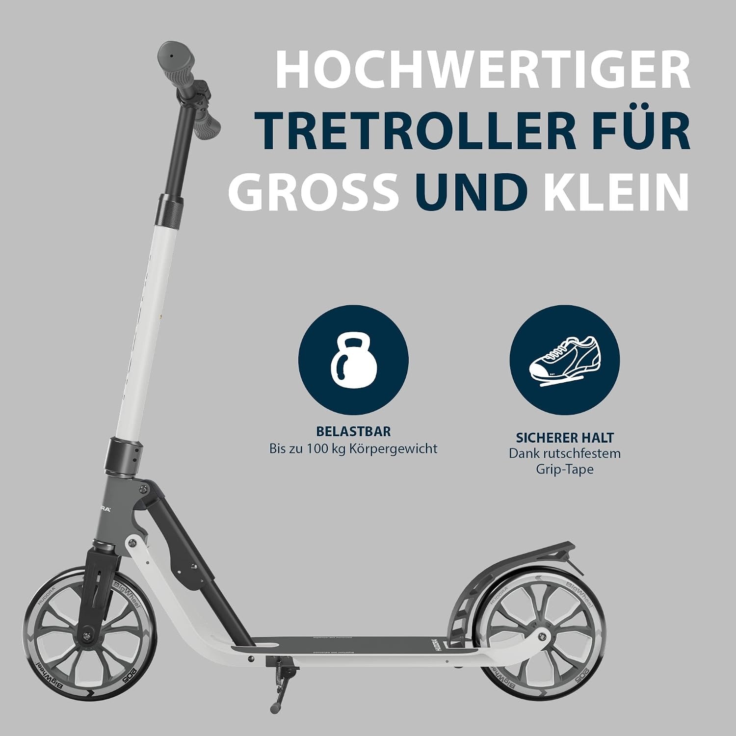 City-Scooter 205 mm, klappbar & höhenverstellbar - bis zu 35 % Rabatt