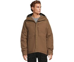 Robuste Herren-Winterjacke in Dark Oak, Gr. M - bis zu 52% Rabatt