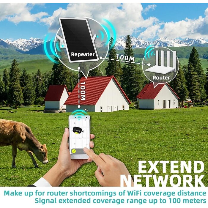 Solar WLAN-Repeater für Außen: wetterfest & autark - bis zu 29% Rabatt