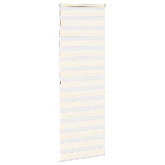 Vidaxl Doppelrollo Zebra 90x200 cm Marmorbeige - Jetzt bis zu 32% günstiger