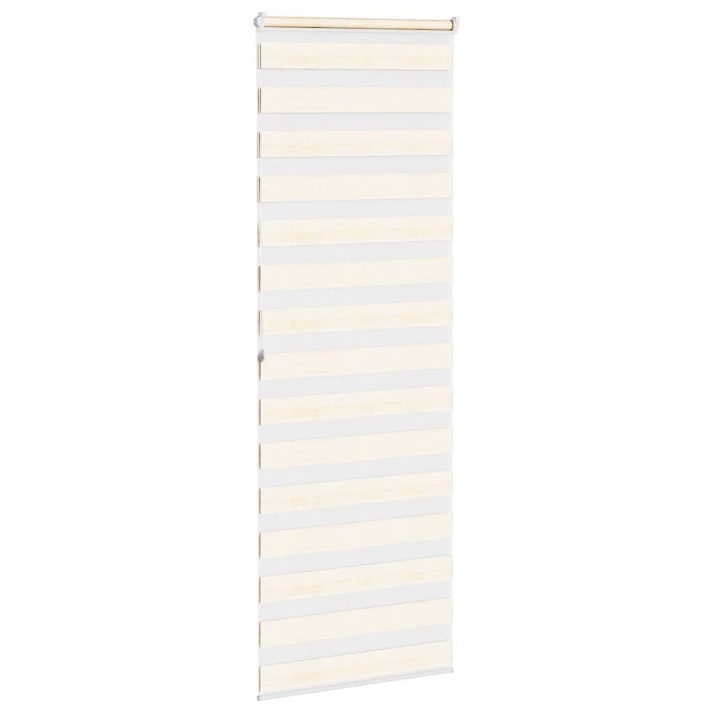 Vidaxl Doppelrollo Zebra 90x200 cm Marmorbeige - bis zu 63% günstiger