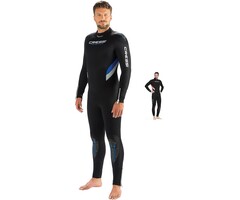 Cressi 5 mm Herren Neoprenanzug Langarm - Schwarz/Blau - XL - bis zu 48% Rabatt