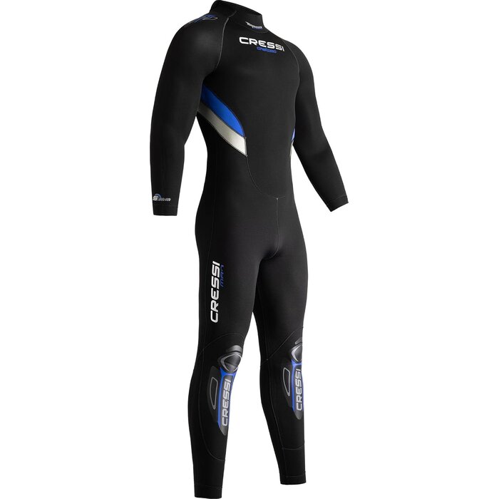 5 mm Neoprenanzug für Herren | Langarm | Schwarz/Blau | XL | Bis zu 35% Rabatt
