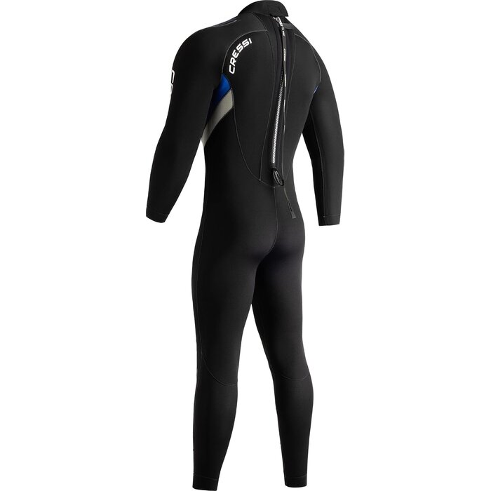 5 mm Neoprenanzug für Herren | Langarm | Schwarz/Blau | XL | Bis zu 35% Rabatt