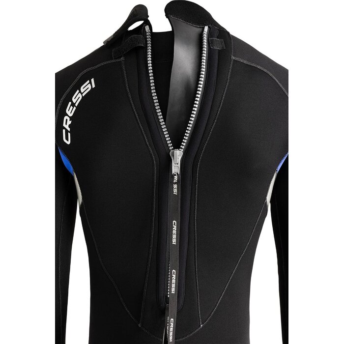 5 mm Neoprenanzug für Herren | Langarm | Schwarz/Blau | XL | Bis zu 35% Rabatt