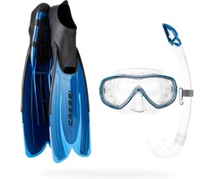 Cressi Schnorchelset für Erwachsene Gr. 41/42 - Blau - Bis zu 45% Rabatt