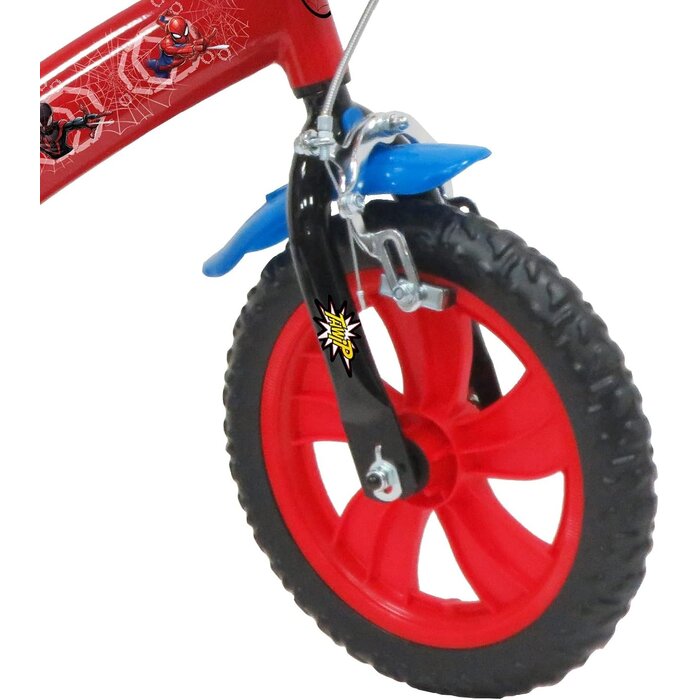 12 Zoll Kinderfahrrad mit Stützrädern - Spiderman-Design - Bis zu 35% Rabatt