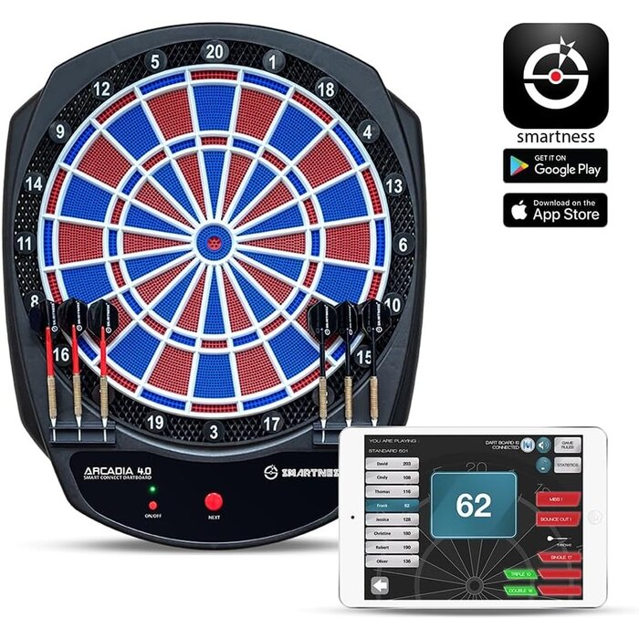 Elektronisches Dartboard mit App & Bluetooth - Bis zu 34% sparen