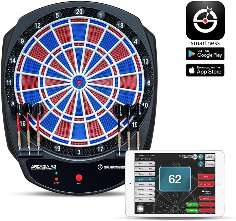 Elektronisches Dartboard mit App & Bluetooth - Bis zu 34% sparen
