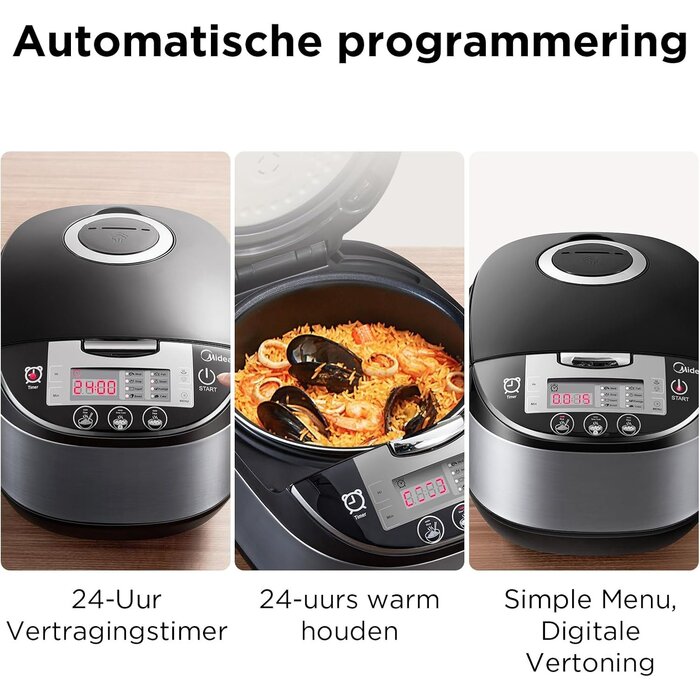 Amazon Multifunktions-Reiskocher 5L, 875W, 11 Programme - Jetzt bis zu 35% sparen