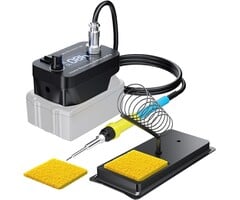 Amazon Kabelloser 18V Akku-Lötkolben 60W, 0-500 °C mit LED - jetzt bis zu 27% sparen