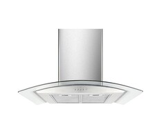 Viking Choice Moderne Dunstabzugshaube 84 cm, Edelstahl & Glas - bis zu 45% reduziert