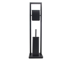 Viking Choice WC-Garnitur 2-in-1 in Schwarz - Platzsparend & Modern - Jetzt bis zu 52% sparen