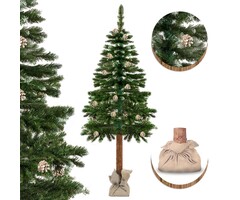 Viking Choice Künstlicher Weihnachtsbaum 180 cm mit Echt-Holzstamm - bis zu 34% Rabatt