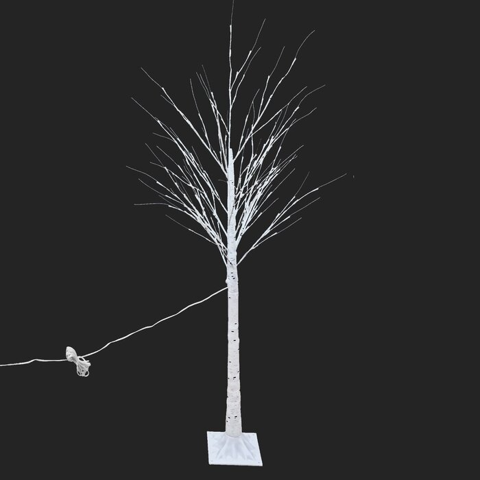 LED-Birkenbaum 120 cm mit 48 LEDs - Stilvolle Lichtdeko bis zu 33% günstiger