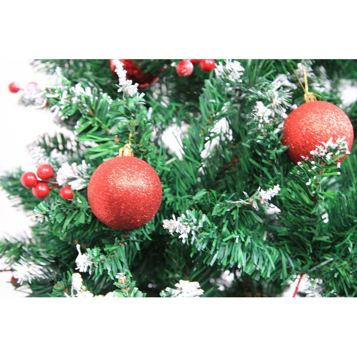 Weihnachtsbaum 180 cm mit Deko & Holzstamm - bis zu 40% Rabatt