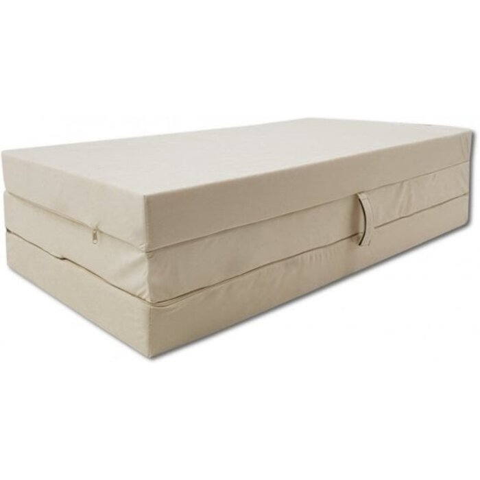 Faltmatratze 80x200x10 cm Crème - Platzsparend & bis zu 24% Rabatt