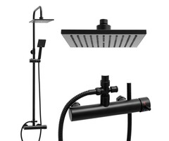 Viking Choice Duschpaneel Schwarz 20x20cm Regendusche - bis zu 38% Rabatt im Outlet