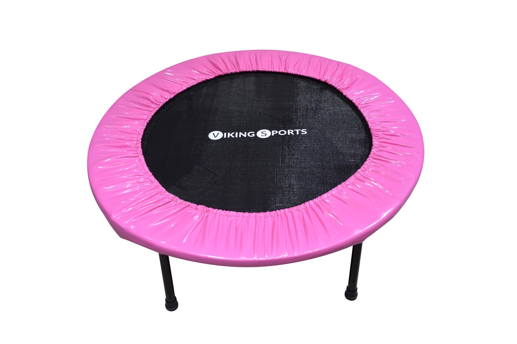 Fitness Trampolin klappbar Rosa - 101 cm - Gelenkschonend - bis zu 27% Rabatt