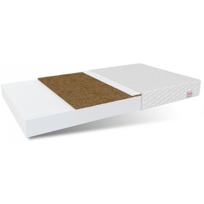 Kindermatratze 80x190cm mit Kokosfaser & Schaum - bis zu 25% Rabatt