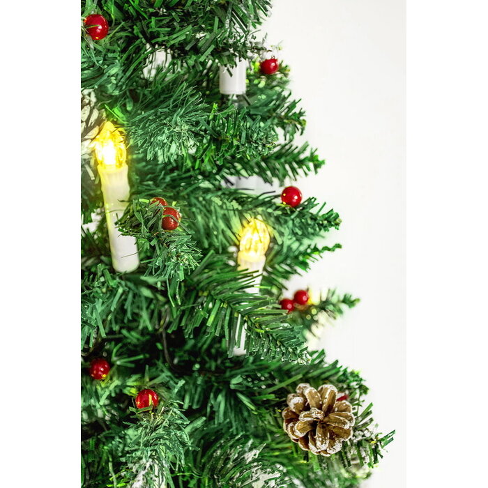 Künstlicher Weihnachtsbaum 220 cm mit Echtholzstamm - bis zu 34% sparen