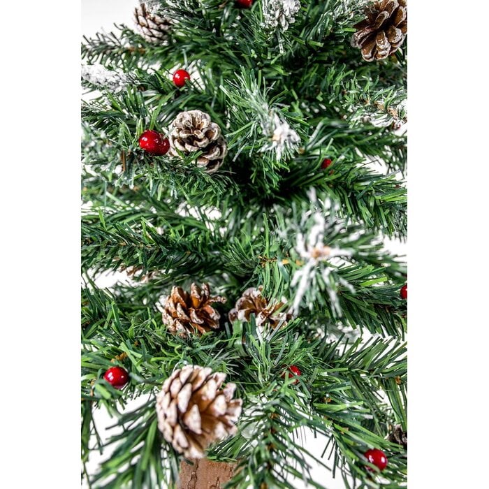 Künstlicher Weihnachtsbaum 220 cm mit Echtholzstamm - bis zu 34% sparen