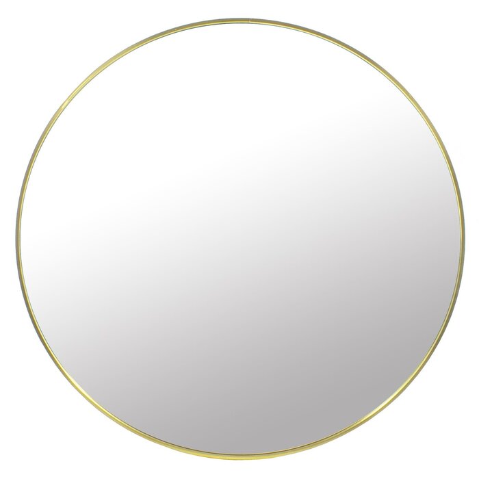 Runder Wandspiegel Gold ø 80 cm - Stilvoll & bis zu 40% günstiger